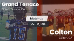 Matchup: Grand Terrace High vs. Colton  2019