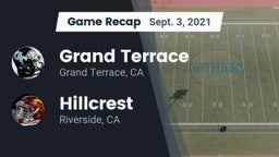 Recap: Grand Terrace  vs. Hillcrest  2021