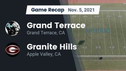 Recap: Grand Terrace  vs. Granite Hills  2021