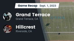 Recap: Grand Terrace  vs. Hillcrest  2023