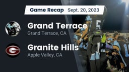 Recap: Grand Terrace  vs. Granite Hills  2023