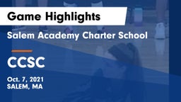 Salem Academy Charter School vs CCSC Game Highlights - Oct. 7, 2021