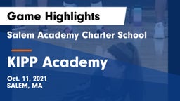 Salem Academy Charter School vs KIPP Academy Game Highlights - Oct. 11, 2021