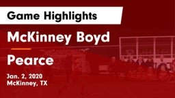 McKinney Boyd  vs Pearce  Game Highlights - Jan. 2, 2020