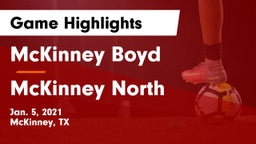 McKinney Boyd  vs McKinney North  Game Highlights - Jan. 5, 2021