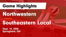 Northwestern  vs Southeastern Local  Game Highlights - Sept. 14, 2020