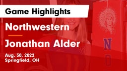 Northwestern  vs Jonathan Alder Game Highlights - Aug. 30, 2022