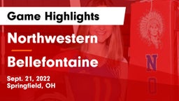 Northwestern  vs Bellefontaine  Game Highlights - Sept. 21, 2022