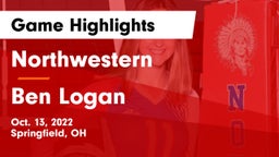 Northwestern  vs Ben Logan Game Highlights - Oct. 13, 2022