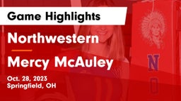 Northwestern  vs Mercy McAuley Game Highlights - Oct. 28, 2023