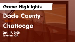 Dade County  vs Chattooga  Game Highlights - Jan. 17, 2020