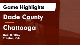 Dade County  vs Chattooga  Game Highlights - Dec. 8, 2023