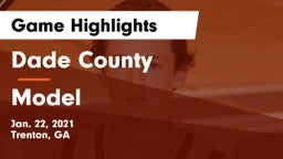 Dade County  vs Model  Game Highlights - Jan. 22, 2021