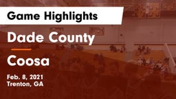Dade County  vs Coosa  Game Highlights - Feb. 8, 2021