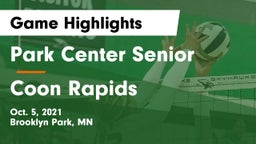 Park Center Senior  vs Coon Rapids  Game Highlights - Oct. 5, 2021