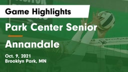 Park Center Senior  vs Annandale  Game Highlights - Oct. 9, 2021