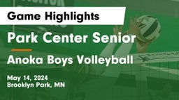 Park Center Senior  vs Anoka  Boys Volleyball Game Highlights - May 14, 2024