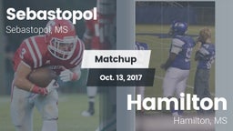 Matchup: Sebastopol High vs. Hamilton  2017