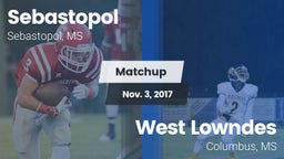 Matchup: Sebastopol High vs. West Lowndes  2017