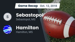 Recap: Sebastopol  vs. Hamilton  2018