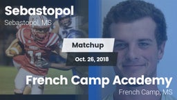 Matchup: Sebastopol High vs. French Camp Academy  2018