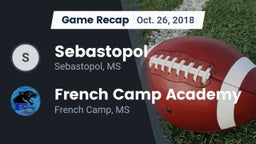 Recap: Sebastopol  vs. French Camp Academy  2018