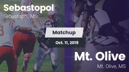 Matchup: Sebastopol High vs. Mt. Olive  2019