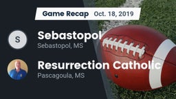 Recap: Sebastopol  vs. Resurrection Catholic  2019