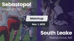 Matchup: Sebastopol High vs. South Leake  2019