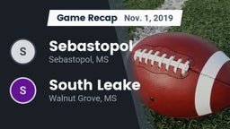 Recap: Sebastopol  vs. South Leake  2019