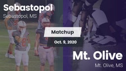 Matchup: Sebastopol High vs. Mt. Olive  2020
