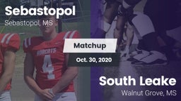 Matchup: Sebastopol High vs. South Leake  2020