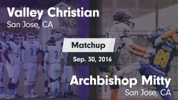 Matchup: Valley Christian vs. Archbishop Mitty  2016