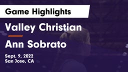 Valley Christian  vs Ann Sobrato  Game Highlights - Sept. 9, 2022