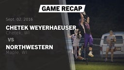 Recap: Chetek Weyerhaeuser  vs. Northwestern  2016