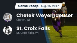 Recap: Chetek Weyerhaeuser  vs. St. Croix Falls  2017