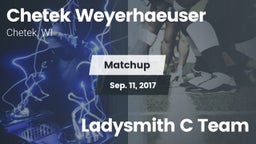Matchup: CWHS vs. Ladysmith C Team 2017