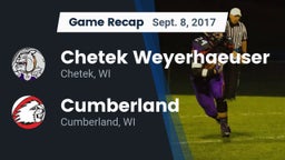 Recap: Chetek Weyerhaeuser  vs. Cumberland  2017
