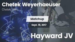 Matchup: CWHS vs. Hayward JV 2017