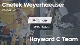 Matchup: CWHS vs. Hayward C Team 2017