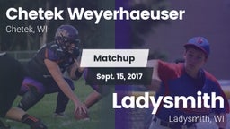 Matchup: CWHS vs. Ladysmith  2017