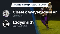 Recap: Chetek Weyerhaeuser  vs. Ladysmith  2017