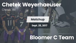 Matchup: CWHS vs. Bloomer C Team 2017