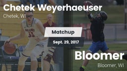 Matchup: CWHS vs. Bloomer  2017