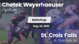 Matchup: CWHS vs. St. Croix Falls  2018