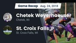 Recap: Chetek Weyerhaeuser  vs. St. Croix Falls  2018