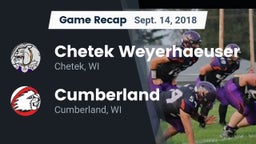 Recap: Chetek Weyerhaeuser  vs. Cumberland  2018