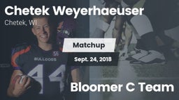 Matchup: CWHS vs. Bloomer C Team 2018