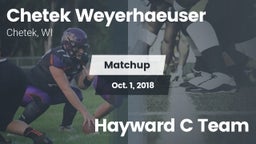 Matchup: CWHS vs. Hayward C Team 2018