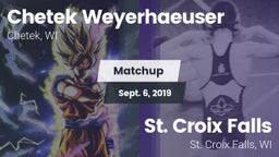 Matchup: CWHS vs. St. Croix Falls  2019